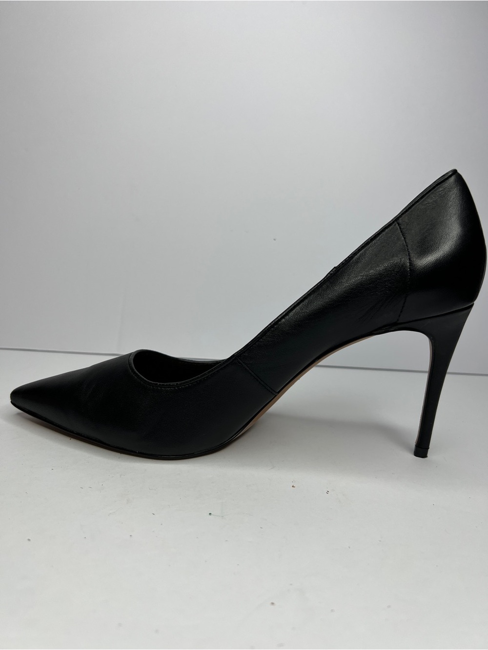 Jessica Simpson Setria Black Leather Pointed Toe Pumps Size 10M